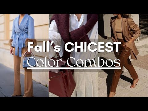 10 Elegant Color Combos for Fall 2025