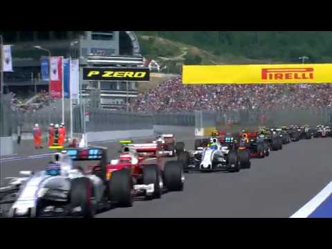 Kvyat And Vettel Clash | Russian Grand Prix 2016