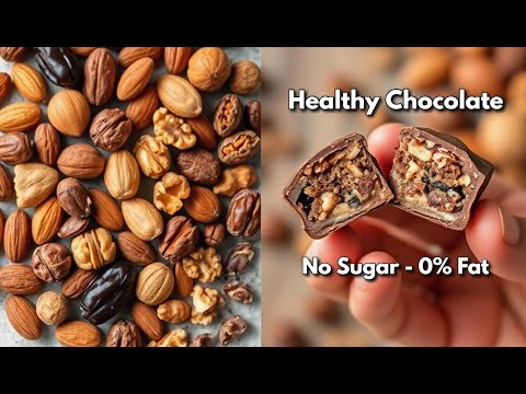 Homemade Healthy Chocolate - NO SUGAR - 0% FAT -  Guilt FREE Chocolates  For Kids