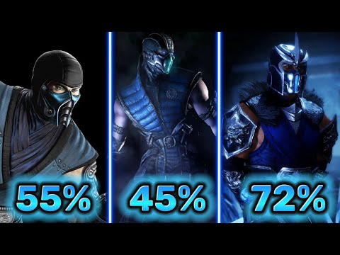 Sub Zero MK9 vs MKX vs MK11 Combos