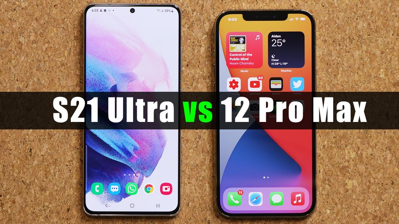 Galaxy S21 Ultra vs iPhone 12 Pro Max - Full Comparison