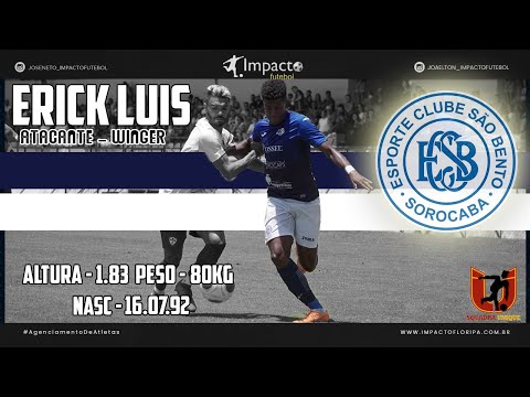 Erick Luis - Atacante / Winger - São Bento 2020