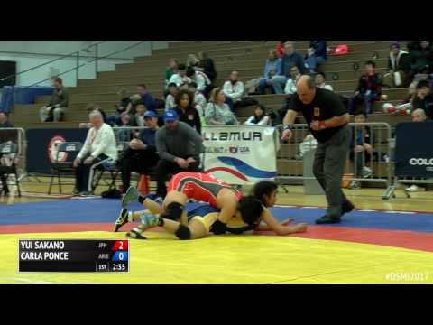 60 RR Rnd 3 - Yui Sakano (Japan) vs. Carla Ponce (Aries WC)