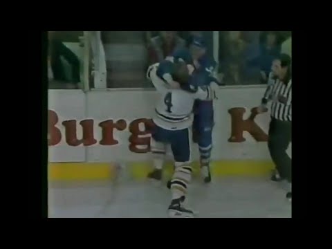 Nordiques - Sabres rough stuff 12/3/87