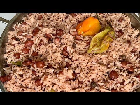 How to make JAMAICAN STYLE RICE AND PEAS