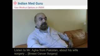 Mr. Agha, Pakistan patient video testimonial India