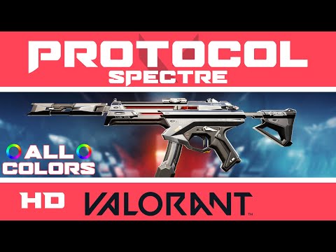 Protocol Spectre VALORANT SKIN (ALL COLORS) | New Skins Showcase