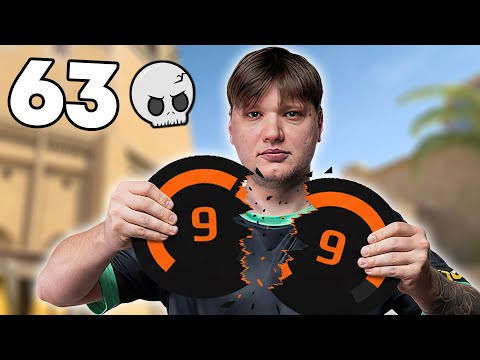 S1MPLE DESTROYS 9 LVL FACEIT AND GETS 63 KILLS!! | CS2