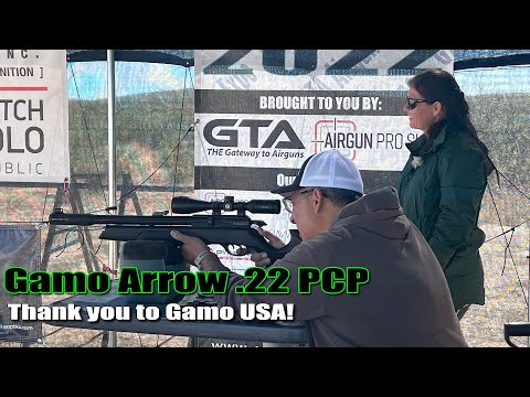 AE22 - Check out the Gamo Arrow .22 PCP Airgun sent to us by Gamo USA