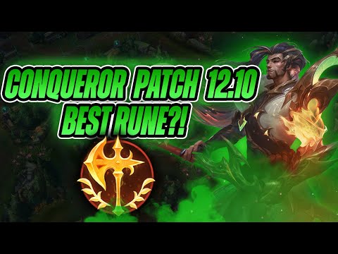 CONQUEROR IS THE BEST RUNE ON PATCH 12.10 FOR YASUO?! - League of Legends