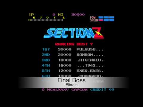 [Arcade Game BGM] :  SectionZ (Capcom 1985)