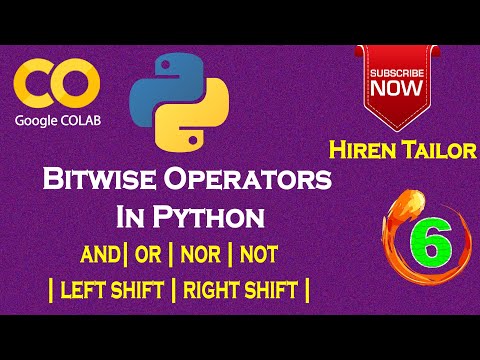 Bitwise Operators In Python Complement Left Shift And Right Shift With Example