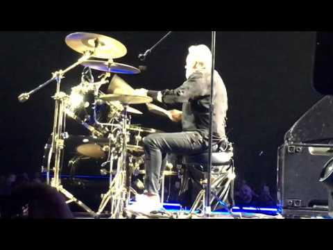 Roger Taylor of Queen and Son in a drum battle live in Hong Kong 28.9.2016