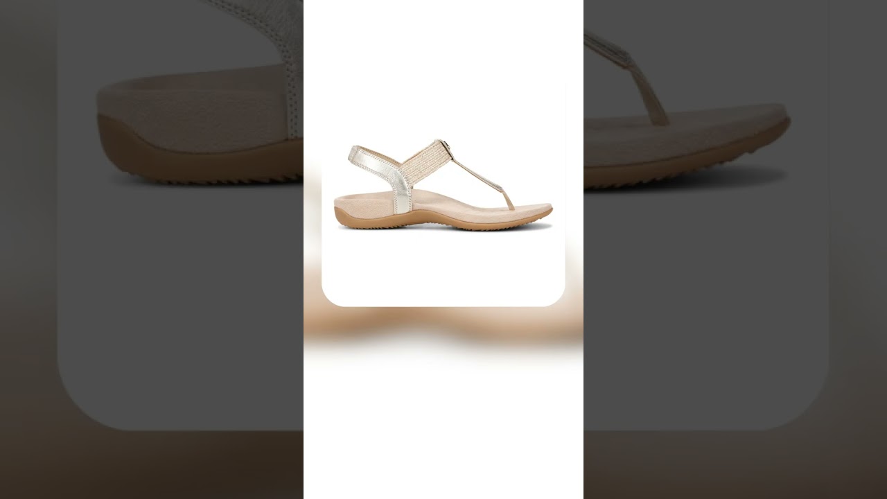 Watch Vionic Brea Women's Toe Post Comfort Sandal video