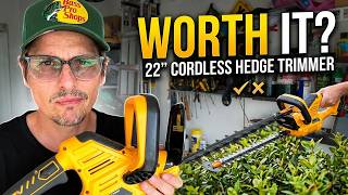 22' Cordless Hedge Trimmer | Brushless Motor, Rotating Handle