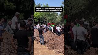 Saldırıya Uğrayan Baba, Oğul ve Yeğen Gözyaşlarıyla Defnedildi  #keşfet #sondaki