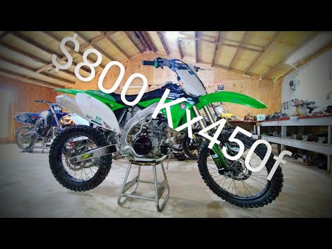 Buying and Rebuilding a $800 Kx450f Dirt Bike from Facebook Marketplace