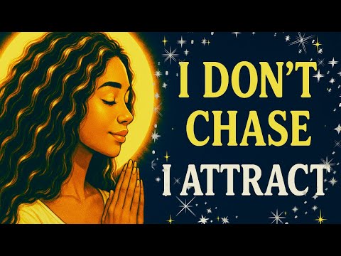 I Don’t Chase, I Attract | Morning Affirmations to Manifest with Ease