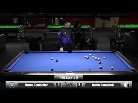 Focus 8 Ball 2019 Final - Justin Campbell v Marco Teutscher
