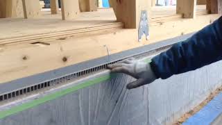 秦野市の注文住宅  大工講座  基礎下の換気①