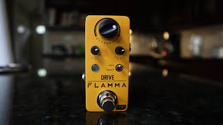 Video thumbnail for The Flamma FC07 overdrive! Presented by AJL music! by Aaron J Livecchi