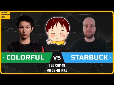 WC3 - [NE] Colorful vs Starbuck [HU] - WB Semifinal - Ted Cup 18