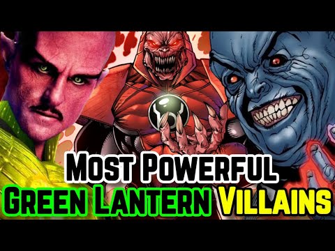Top 10 Dark And Cosmogonic Green Lantern Villains - Backstories Explored - Celestial Rogue's Gallery