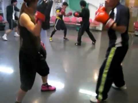 2012年11月1日（木）武庫ボクシング　ミット打ち　ジャブワンツー