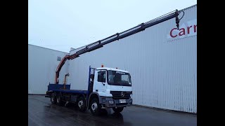 بيع شاحنة مسطحة Mercedes-Benz Actros 3241 Palfinger Pk23500 5ext - remote 2 functions - صورة 4 | Autoline AE شاحنة مسطحة Mercedes-Benz Actros 3241 Palfinger Pk23500 5ext - remote 2 functions | صورة 4 - Autoline