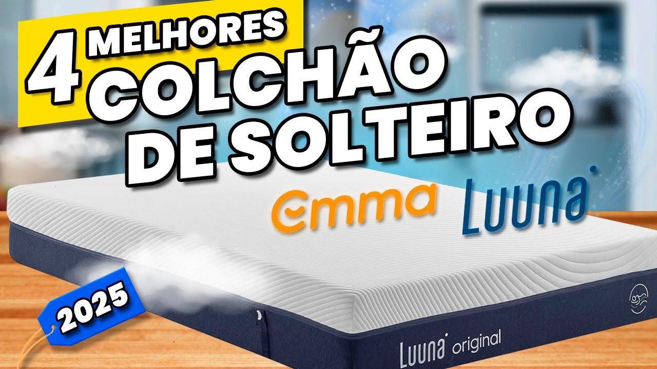Os 4 MELHORES COLCHÃO DE SOLTEIRO de 2024!✅ (Melhores Colchões Solteiro)