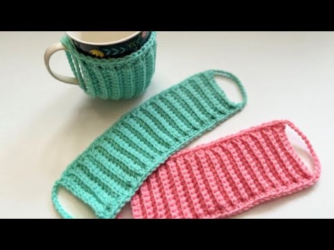 How to Crochet an Easy Mug Cozy