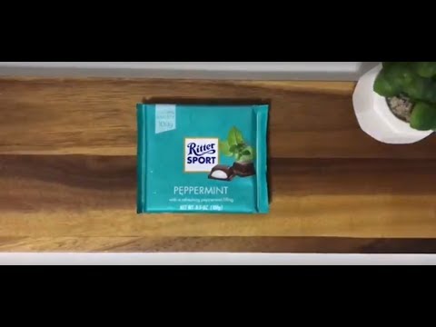 Unwrapping Ritter Sport Peppermint