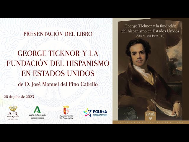 Vídeo relacionado con George Ticknor y la fundación del hispanismo en Estados Unidos: 64 (La Casa de la Riqueza. Estudios de la Cultura de España)