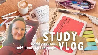 My daily routine studying Asian languages | Study Vlog in Japan 🇯🇵