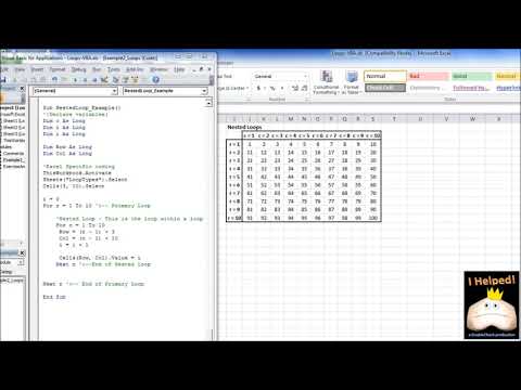 VBA Tutorial Chap 3  Loops 3 of 4