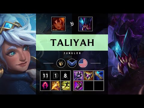 Taliyah Jungle vs Rek'Sai - NA Diamond Patch 25.17