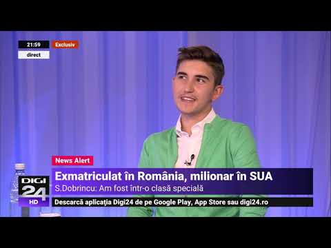 Exmatriculat în România, milionar în SUA. Sebastian Dobrincu: În carieră, școala m-a ajutat 10%
