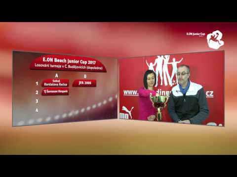 E.ON Beach Junior Cup 2017 - losování dopoledního turnaje v Českých Budějovicích