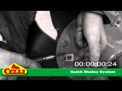 Hoe replacement in 15 seconds: Celli Quick Blades System