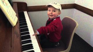 Henry playing the piano