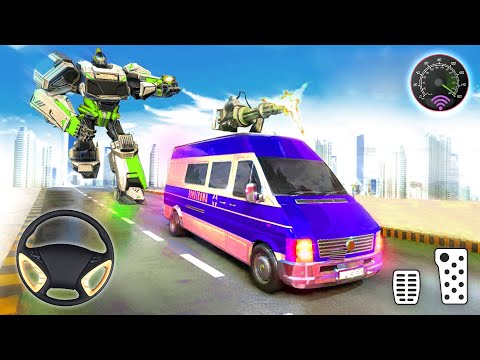 Ambulance Robot Transformation Car Games 2020 – Robot Rescue Wars 3D | Android Gameplay | BAMG Games
