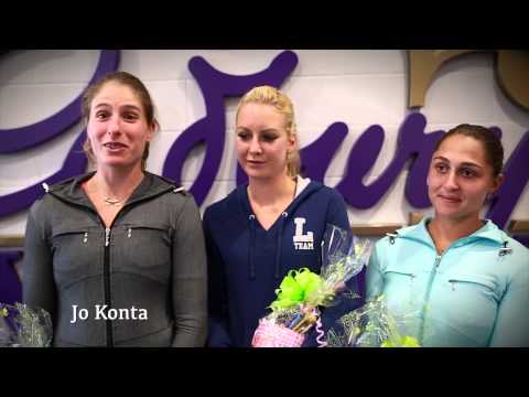 Tennis stars Johanna Konta, Urszula Radwanska and Tamira Paszek visit Cadbury World