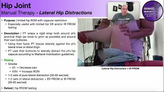 Lateral Hip Distractions with Variations for Physical Therapy