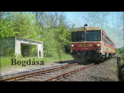 Ormánsági különvonat 62-es vasútvonal Sellye - Drávafok szakasza 2x sebességgel 2023.04.29