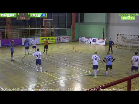 Heiro Futsal Cup 2017 - 1/8 finału - Projektant Rzeszów - Provision Łańcut (skrót)
