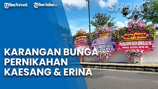 Penampakan Karangan Bunga Penuhi Pura Mangkunegaran Solo di Jelang Pernikahan Kaesang-Erina
