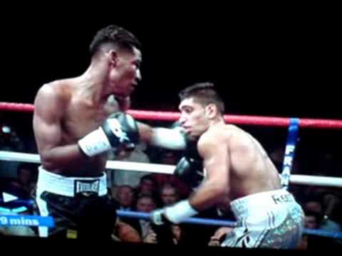 Amir Khan vs Breidis Prescott  KNOCKOUT