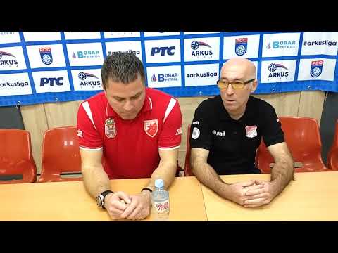 ARKUS liga 11. kolo / MRK Crvena zvezda - RK Proleter / Konferencija za medije