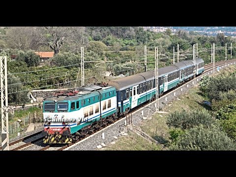 [HD - Treni] E656.492 + IntercityNotte 1959 da Roma Termini a Siracusa in transito ad Acireale!