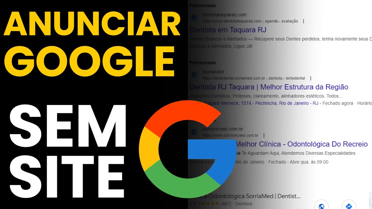 CRIAR ANÚNCIO NO GOOGLE SEM SITE